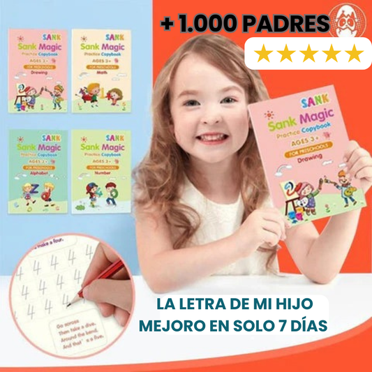 GeniusBook™ – Entrena el cerebro y mejora la letra de tu hijo en 7 días.