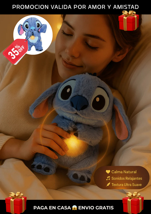 Stich Respira™: El peluche que calma, acompaña y mejora tus noches de descanso